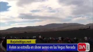 Reno Air Show Plane Crash Airplane [upl. by Etteyafal]