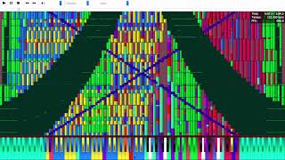 BLACK MIDI The AntiChlorobenzene  1853 million notes  PFA LAG1 [upl. by Catima]