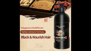 Polygonum multiflorum black hair shampoo [upl. by Richard914]