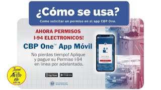 Tutorial de como obtener el I94 en la Aplicación CBP One JuanDeAvilaMx [upl. by Airotna622]