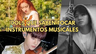 IDOLS del KPOP que no SABÍAS que TOCABAN un Instrumento MUSICAL [upl. by Aicelaf754]