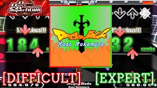 【DDR SN】 Dragon Blade  Kozo Nakamura DIFFICULTEXPERT 譜面比較 Comparison [upl. by Bartie154]