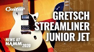 The Gretsch Streamliner Junior Jet is a strippedback rock machine NAMM2020 [upl. by Zeni445]