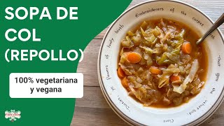 SOPA DE COL REPOLLO  Fácil y rápida cocinaconmamalatina [upl. by Poock791]