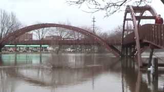 Flooding in Midland Michigan 4182013 [upl. by Meehyrb744]