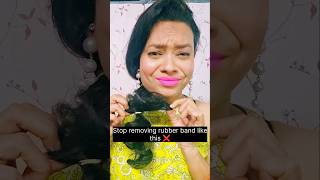 Elastic Rubberband Trouble shorts shortsvideo hack song jeeja diy TheSumedha14 [upl. by Silloh160]