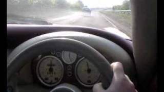 Tvr Cerbera 42 accelerating 145 mph  awesome sounds [upl. by Mikes]