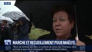 quotOn est tous touchésquot les participants à la marche pour Maëlys expriment leur soutien [upl. by Gilbertina233]