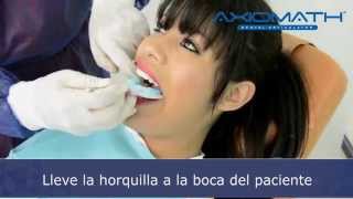 Técnica de montaje de modelo con arco facial  ARTICULADOR Y ARCO FACIAL [upl. by Folsom]