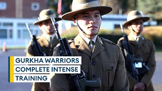 British Armys newest Gurkha warriors pass out at Catterick [upl. by Akinot]