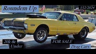 FOR SALE 50 different DRAG CARS on FB Marketplace 20k amp Under [upl. by Ecaj409]