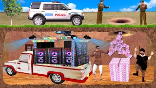 Underground DJ Thief Funny Comedy Video Hindi Kahaniya Hindi Moral Stories Underground Thief Police [upl. by Letnuhs]