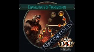 Exsanguinate Of Transmission Chieftain Build Guide [upl. by Campney]