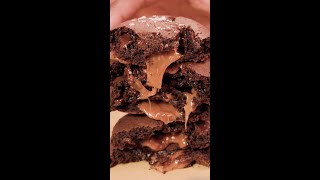 Late Night Snacks Salted Caramel Brownie Cookies [upl. by Nhoj733]