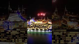 Fireworks For The Bigggest Ship On Earth [upl. by Child874]