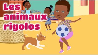 Les animaux rigolos  comptine congolaise avec paroles en français [upl. by Amedeo]