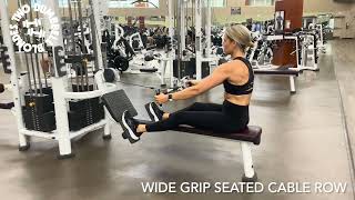 Wide Grip Seated Cable Row [upl. by Lusty]