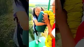 Kids Bungee Jumping  Bungee Jumping  bungy jump ytshorts shorts trendingshorts [upl. by Karoly]