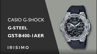 CASIO GSHOCK GSTEEL GSTB4001AER  IRISIMO [upl. by Akelam479]