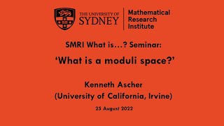 Kenneth Ascher What is a moduli space [upl. by Brendis]