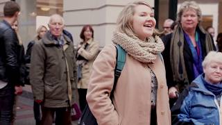 Finnish Female Choir TAIKA  FINLANDIA flashmob [upl. by Davy750]