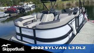 2022 Sylvan L3 DLZ Pontoon Tour SkipperBuds [upl. by Zosema744]