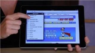 iPad Tips  How to Delete a Bookmark From an iPads Bookmark Bar [upl. by Ayekan]