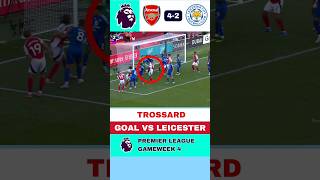 Trossard additional time winner vs Leicester City from corner  Arsenal vs Leicester epl [upl. by Sicard]