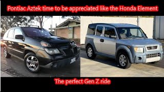 Pontiac Aztek the perfect car for Gen Z  Best campingoverland rig  the next Honda Element [upl. by Amr]