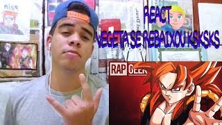 REACT Rap do Gogeta 4  Feat Sidney Scaccio  Homenagem Dragon ball GT  Yuri Black [upl. by Kimble]