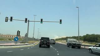 Sharjah Seyouh Suburb to Nahda Dubai  4K drive [upl. by Odanref]