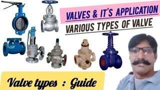 different types of valves use of valve valve parts valve kitni kisem k hote hen [upl. by Eilsehc]