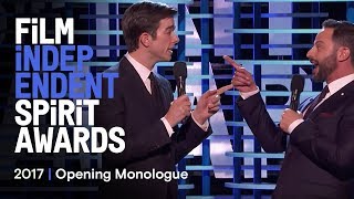 Nick Kroll amp John Mulaneys Opening Monologue at the 2017 Film Independent Spirit Awards [upl. by Ruffo]