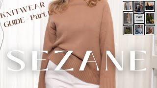 SEZANE KNITWEAR GUIDE  YAK WOOL KNITS  Part I  Fall Winter 20242025 [upl. by Davison]