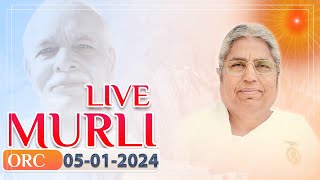 Live Murli 05012024 by BK Asha Didi from Om Shanti Retreat Centre DelhiNCR [upl. by Enrak]