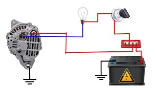 Mitsubishi 125Amp Alternator Wiring Diagram  How to Connection Mitsubishi Alternator  Diagram [upl. by Iman]