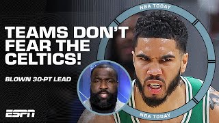 TEAMS DONT FEAR BOSTON 🗣️  Big Perk reacts to the Celtics blowing 30PT lead vs Hawks  NBA Today [upl. by Ziladnerb833]