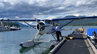 Vancouver Harbour to Sechelt Harbour Air de Havilland DHC2 Beaver [upl. by Sadira]