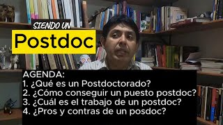 Siendo un Postdoc [upl. by Olpe707]