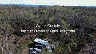 Water Curtain  Bushfire Protection Sprinkler System [upl. by Yebloc]