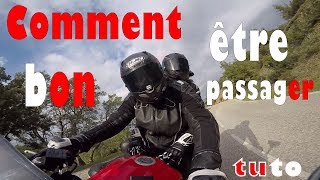 TUTO Le duo à moto comment être un bon passager [upl. by Einnaej]