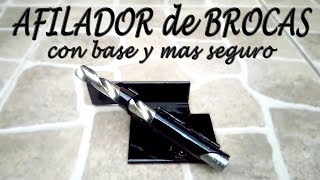 AFILADOR DE BROCAS con soporte y mas seguro [upl. by Ahtael973]