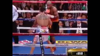 FLOYD MAYWEATHER VS VICTOR ORTIZ HIGHLIGHTS HEADBUTT AND KO [upl. by Rennane]