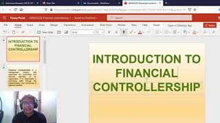 Introduction to Financial Controllership Lesson 1 [upl. by Aicitel]