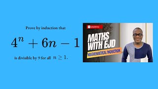 8 Proof of the divisibility of 4n6n1 by 9 [upl. by Feinberg]