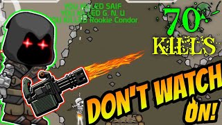 MINI MILITIA 70 KILLS GAMEPLAY  MINI MILITIA GAMEPLAY [upl. by Magdalen]