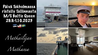 Risteilyvlogi Baltic Queenilla Tallinnasta Tukholmaan [upl. by Abel]