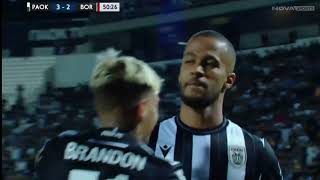 An excellent goal by Ekong PAOK VS BANJA LUKA [upl. by Koosis]