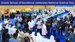 10000 students from 8 Owaisi Schools join National Science Day program amp Food Festival [upl. by Ecurb]