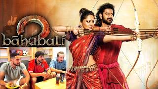 BAHUBALI 2  THE CONCLUSION full movie reaction by foreigners [upl. by Ullyot]